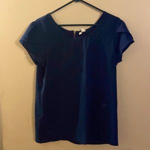 Womens Cute Navy Blue Blouse